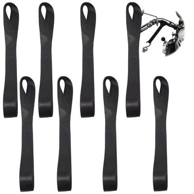 Cintas de Amarração HUIKKJP, Conjunto de 8 (Preto) 1,0 x 11,8 polegadas (2.5 x