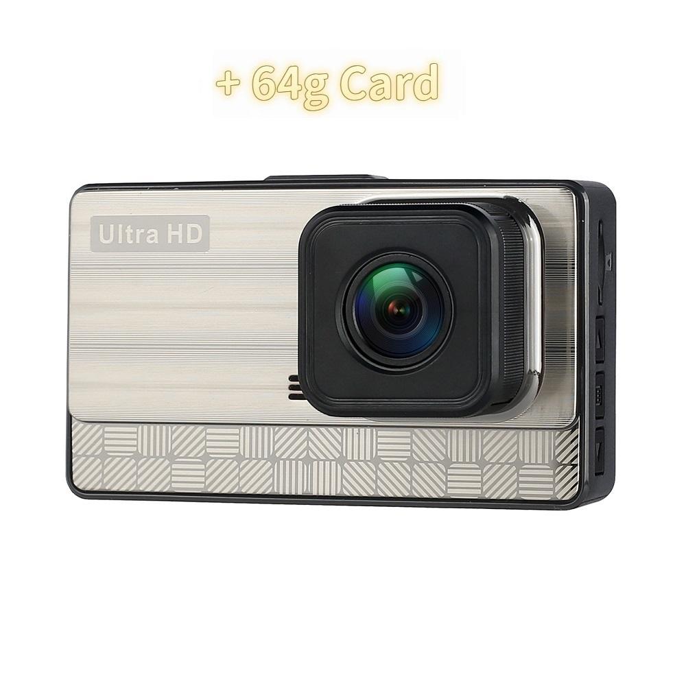 True 2K Dual Lens High-definition Night Vision 3-inch Recorder Dual Recording Car Reversing Image