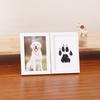 Pet Memorial Gifts for Pet, Dog Paw Print Frame Kit,Inkless Paw Print Kit,zWooden Pawprint Photo Frame,Gifts for Pet Lovers