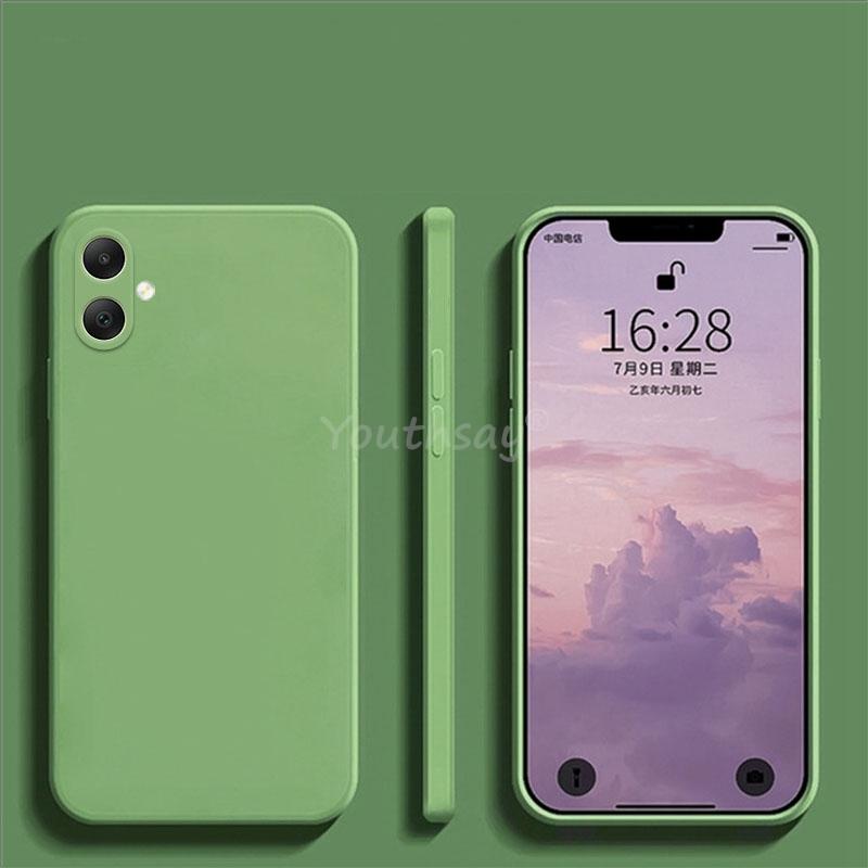 Für Samsung Galaxy A06 Hülle Flüssiges Silikon TPU Einfarbig Handy Schutzhülle Samsung A06 Hülle Gummi Samsung Galaxy A06 Hülle