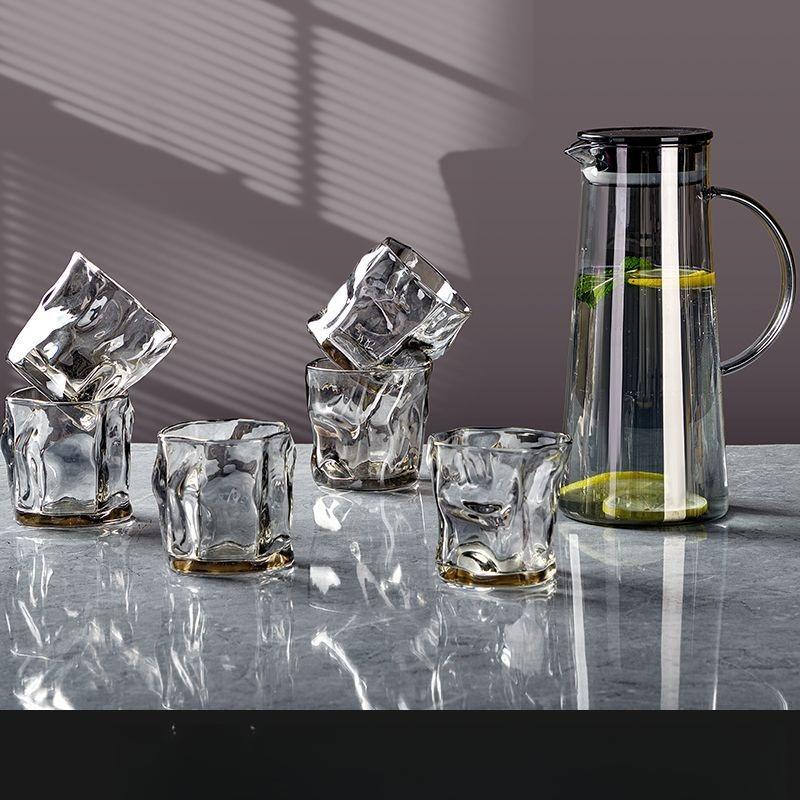 High Temperature Resistant Glass Water Kettle Cup Set