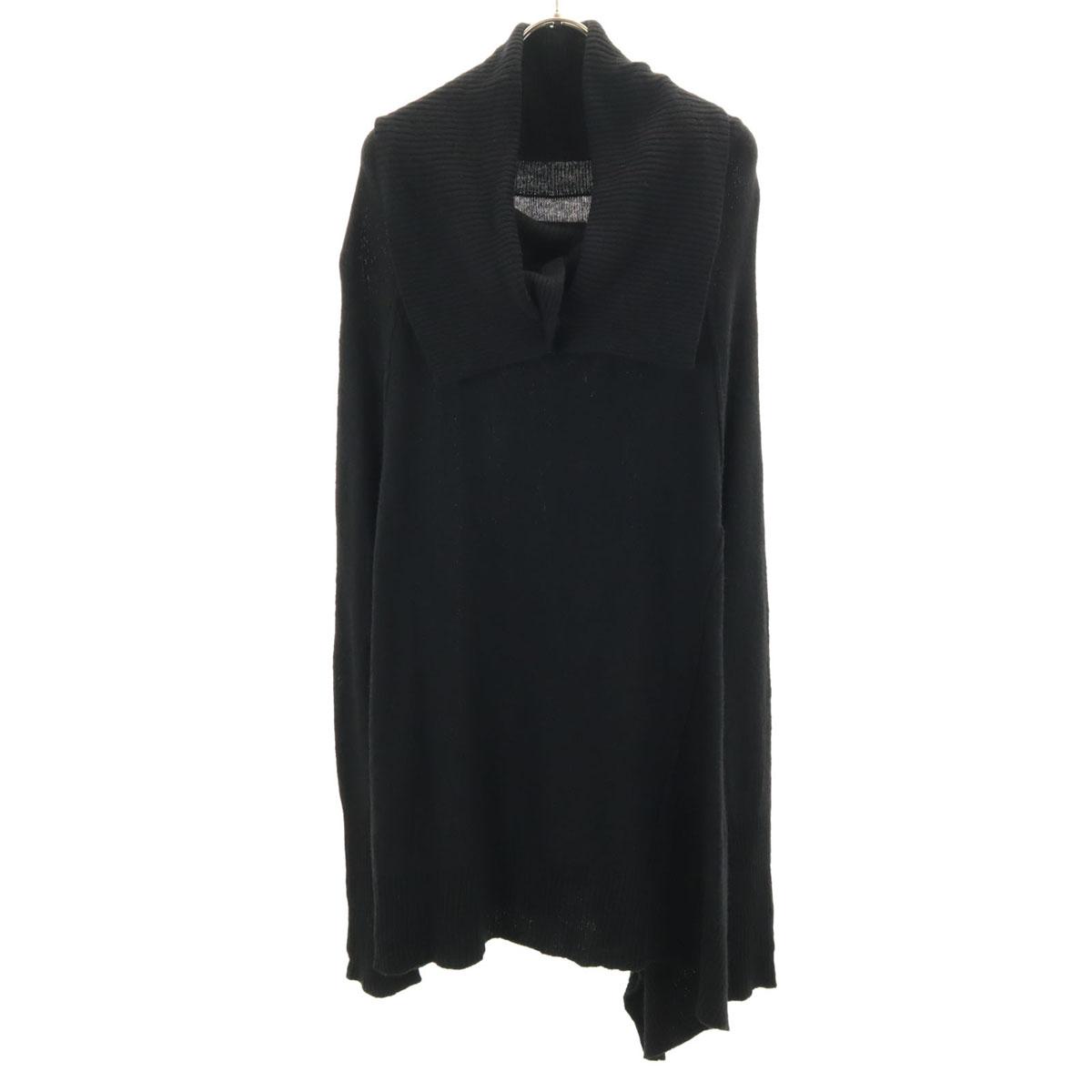

Y s made in Japan Long sleeve asymmetry knit 2 black Tunic Women Used