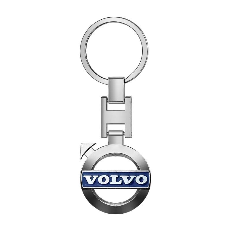 

1Pcs Car Emblem Keychain Metal Key Ring Auto parts For Volvo XC60 XC90 S60 S80 S40 V40 V60 V70 V50 XC70 чорний