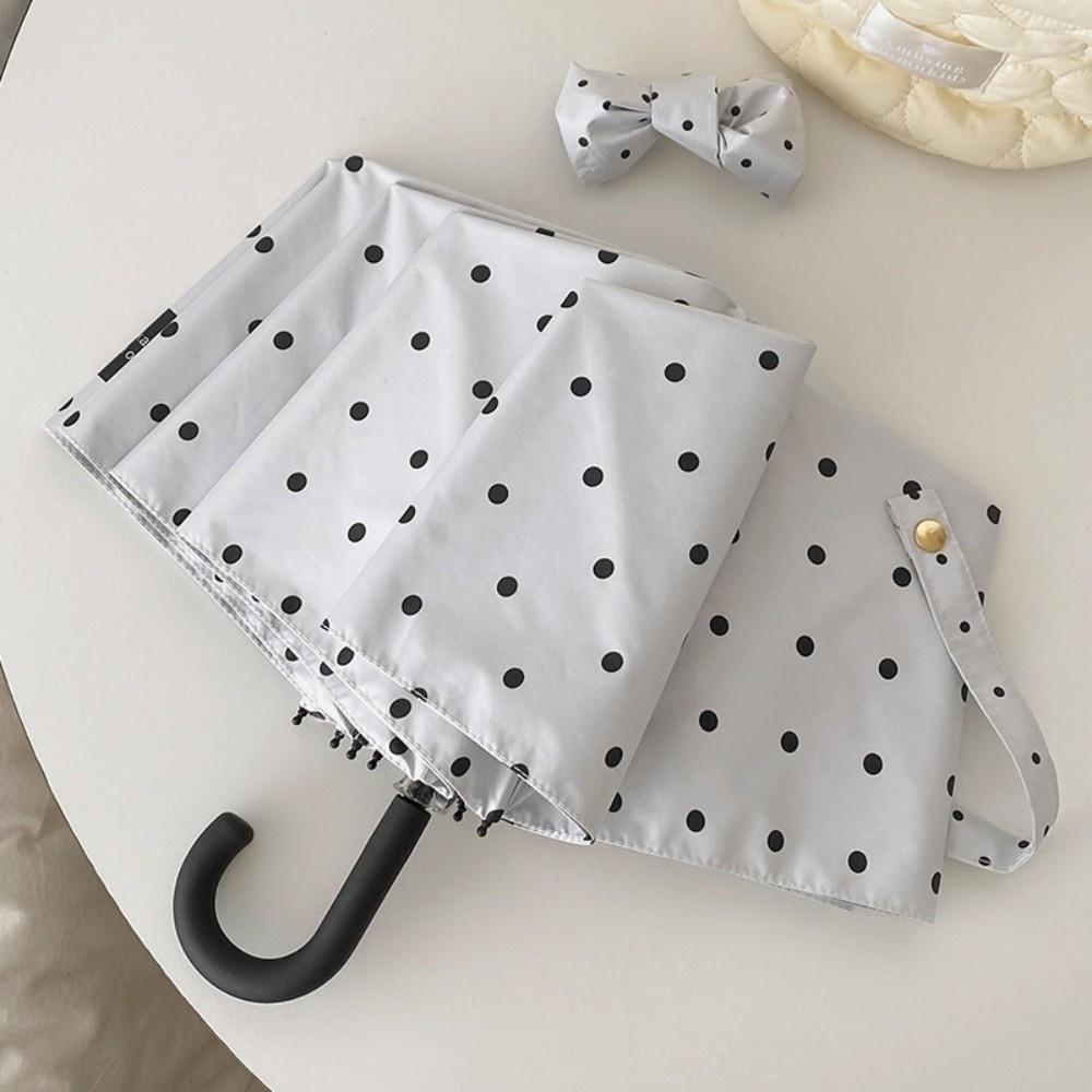 8-Rib Manual Folding Umbrella Dual-Use Travel Rain Umbrella UV Protection Umbrella  Rainy Season