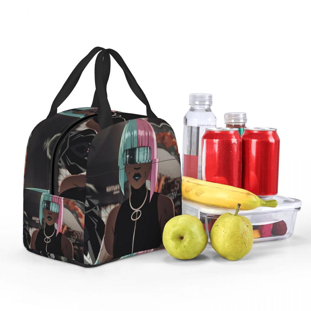 Dispatch Game Invisigal Robert Robertson Insulated Lunch Bags Food Container Bags Portable Thermal Cooler Bento Box For Work