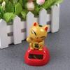 Decor Car Ornament Dancing Lucky Cat Figure Lucky Cat Model Toys Shaking Head Swing Doll Solar Toys