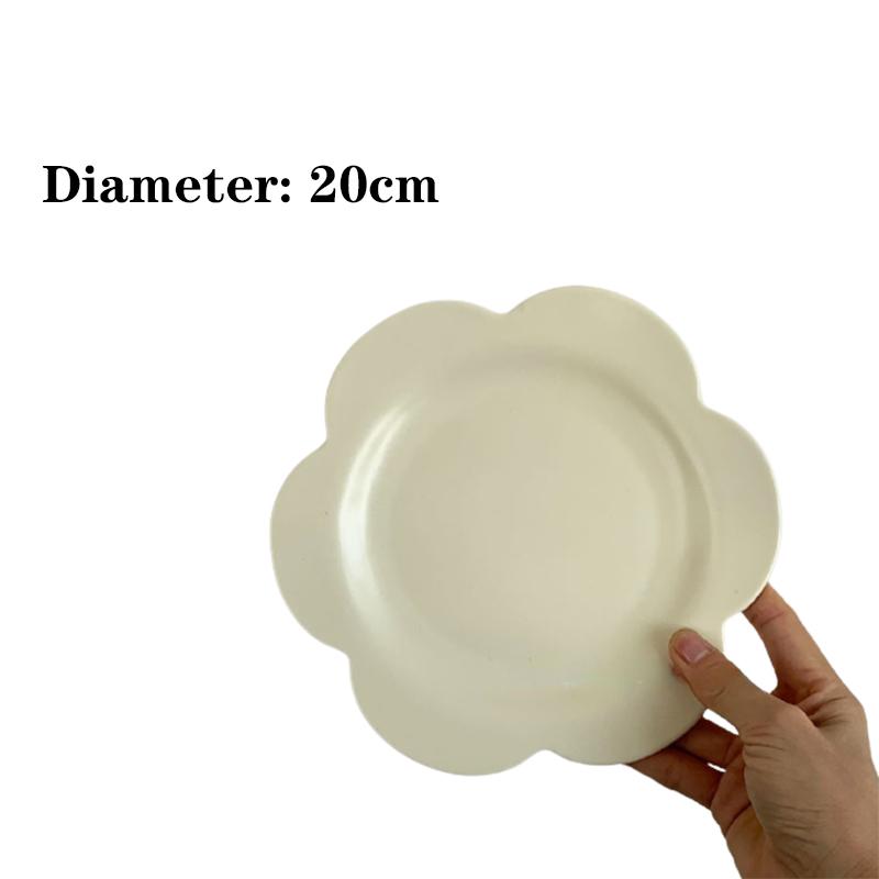 Cream Yellow Flower Ceramic Plate  Coffee Cup  Breakfast  Dessert  Afternoon Tableware  tea cup