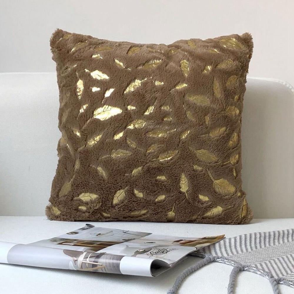 Decorative Bed Plush Soft Feather Cushion Cover Throw Pillow Cover Home Decoration Pillowcase