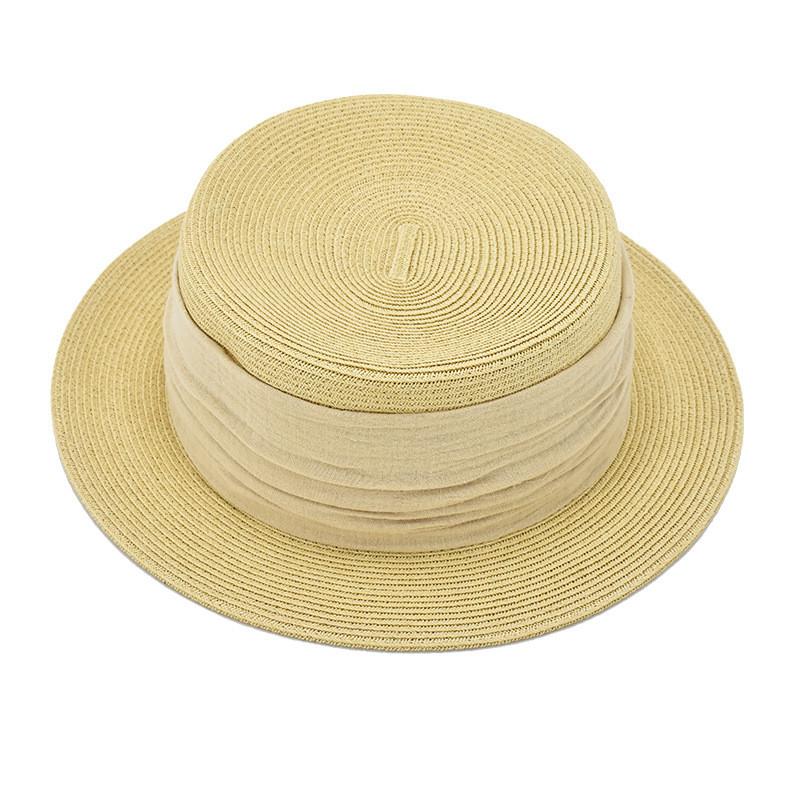

Summer Straw Hat For Women With Sun Protection And Breathability Perfect For Casual Wear бежевий