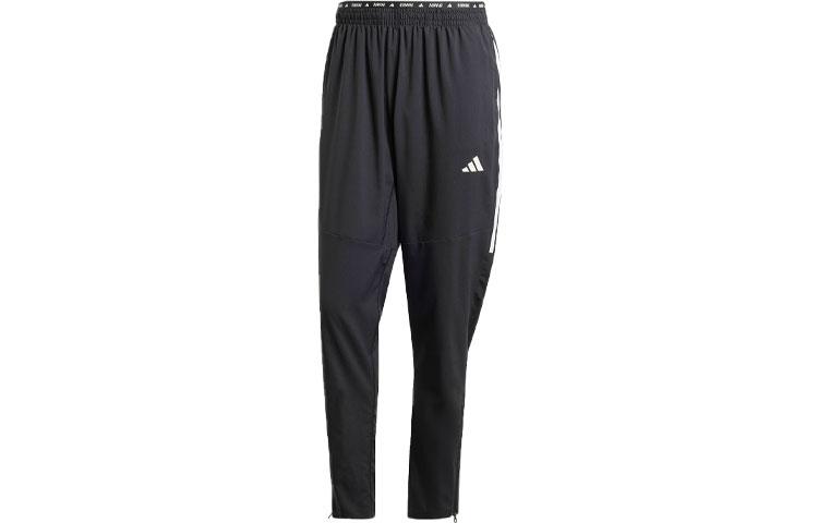 Adidas Own The Run 3 Stripes Joggers Knitted Sweatpants Men s Black IK4982 L