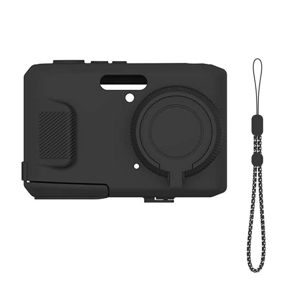 Silicone Camera Protective Case Anti-Scratch Shockproof Body Cover with Lanyard Skin Shell for KODAK PIXPRO FZ45
