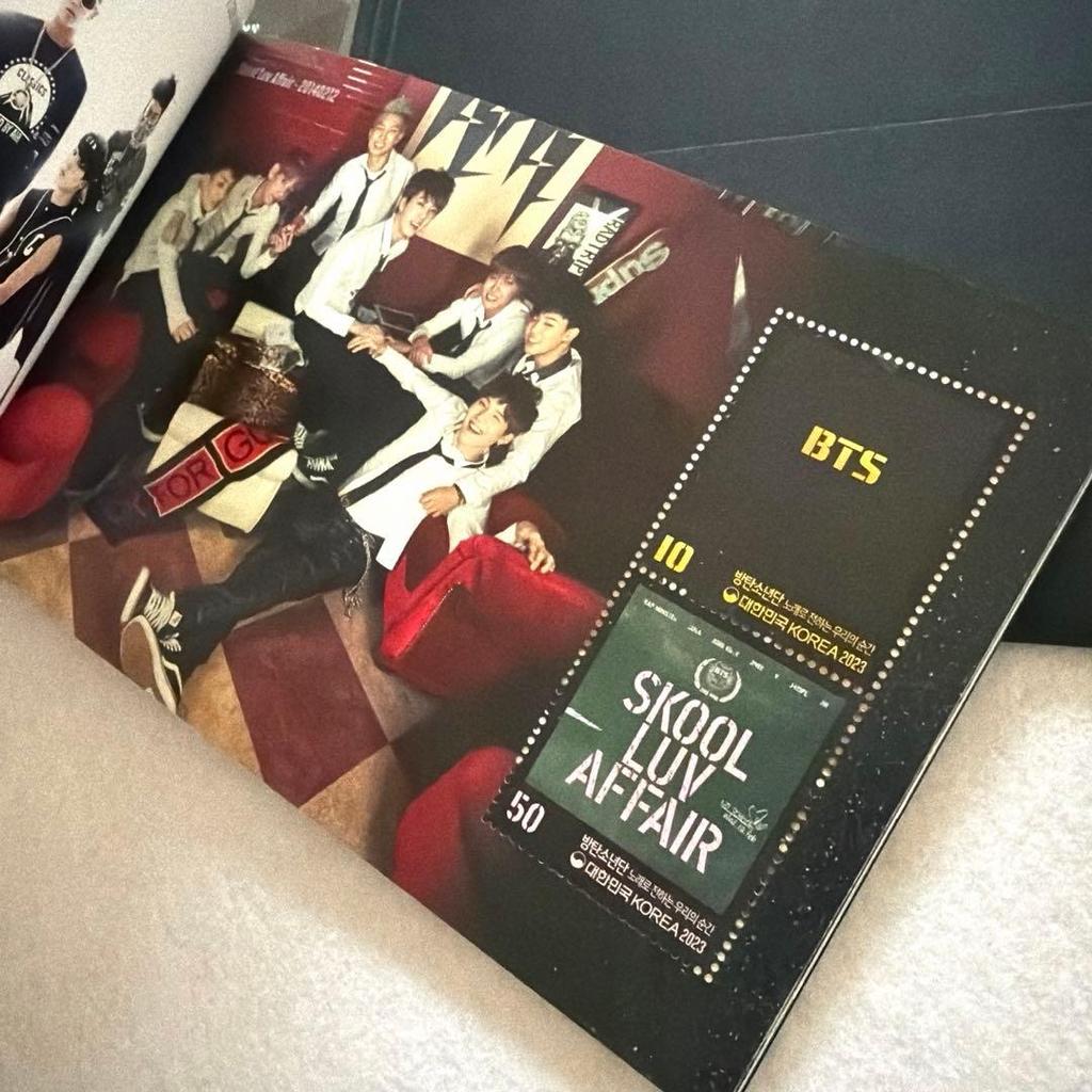 [USED] BTS 10th Anniversary Commemorative Stamp Photobook