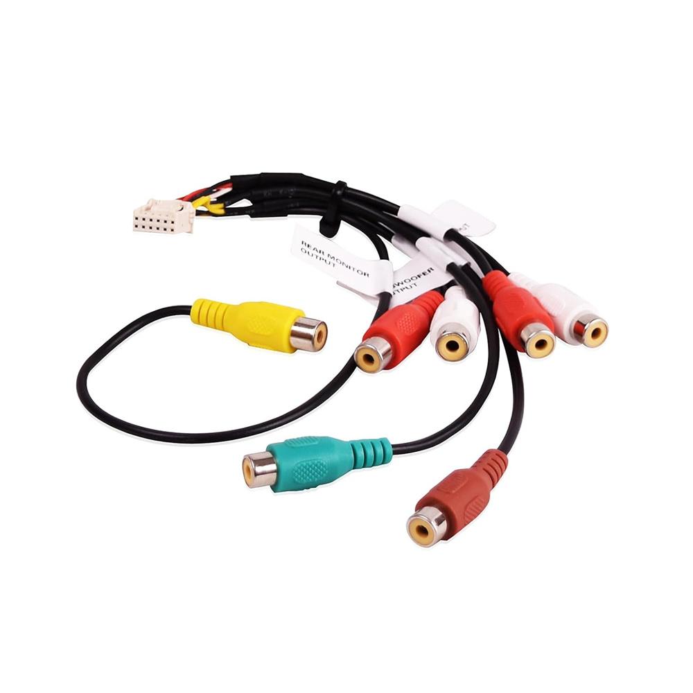 12Pin AV RCA Harness For Pioneer DMH341EX DMH-341EX DMH342EX DMH-342EX