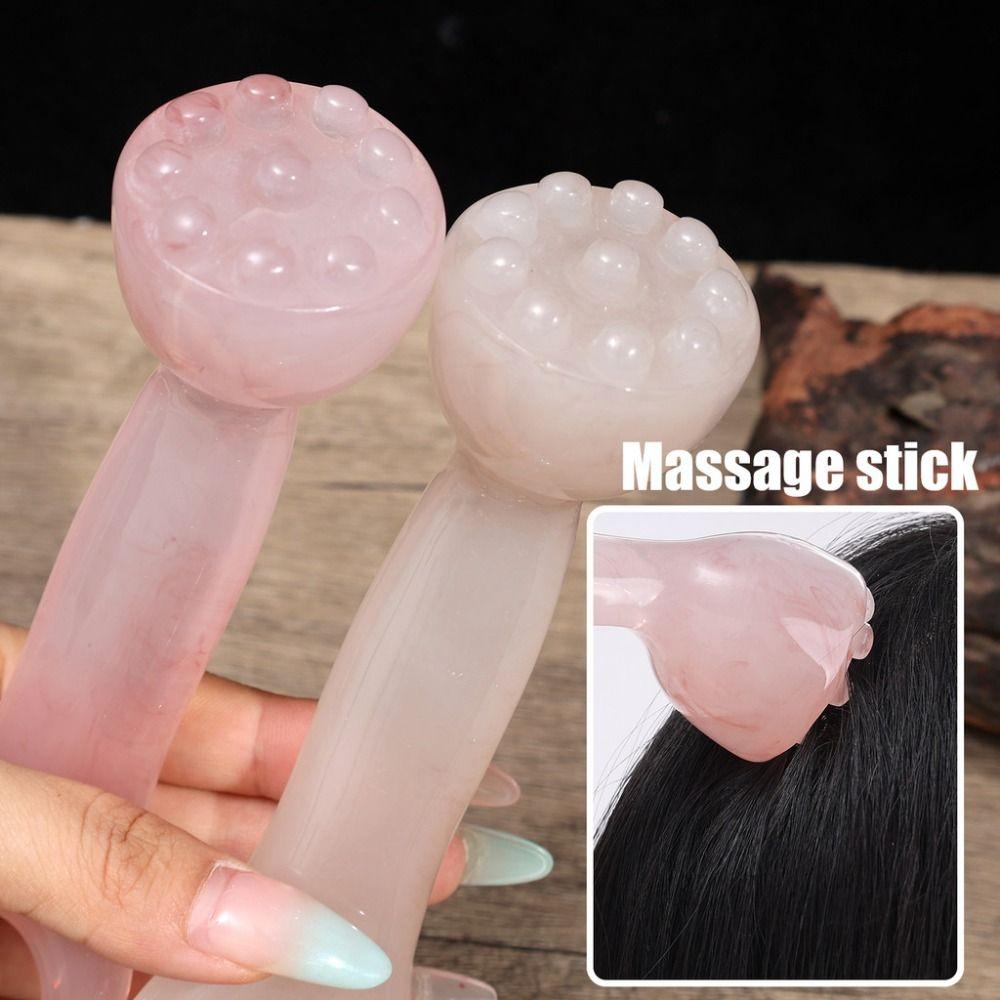 Acupunctur Trigger Design Resin Massager Head Massager  for Relieve Muscle Tension Boost Blood Flow