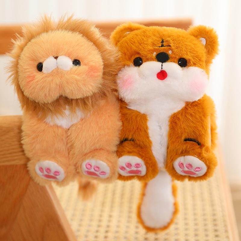 Cartoon Animal Hand Circle Doll Panda Tiger Rabbit Plush Toy Doll Children's Bracelet Doll Pendant