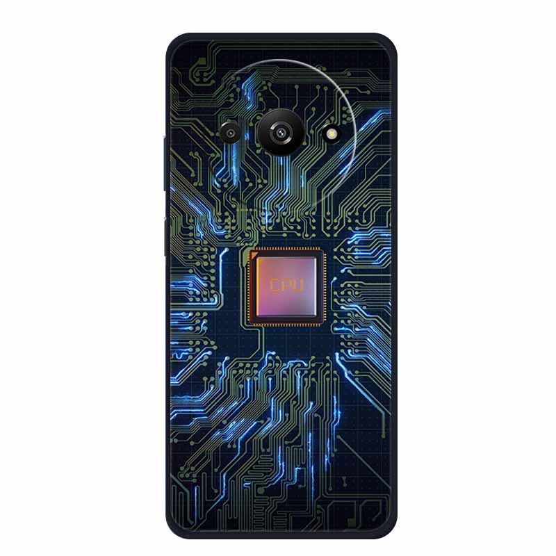 Phone Case For Xiaomi Poco C61 Back Cover Case PocoC61 Black Silicone Soft Funda Para For Xiaomi Poco C61 Case C 61 6.71" Coque