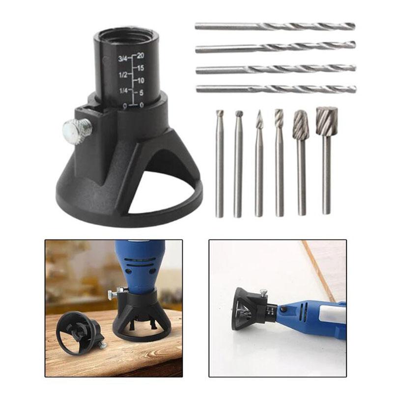 Viele rotierende Multi-Tool-Schneideführung, Hss-Fräser-Bohreraufsatz, kleine elektrische Schleif- und Schleifpapier-Kombinationszubehör