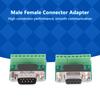 DB9 Male Female Connector Adapter Screw Terminal 9 Pin 9 Hole Conversion Board for RS232 RS485