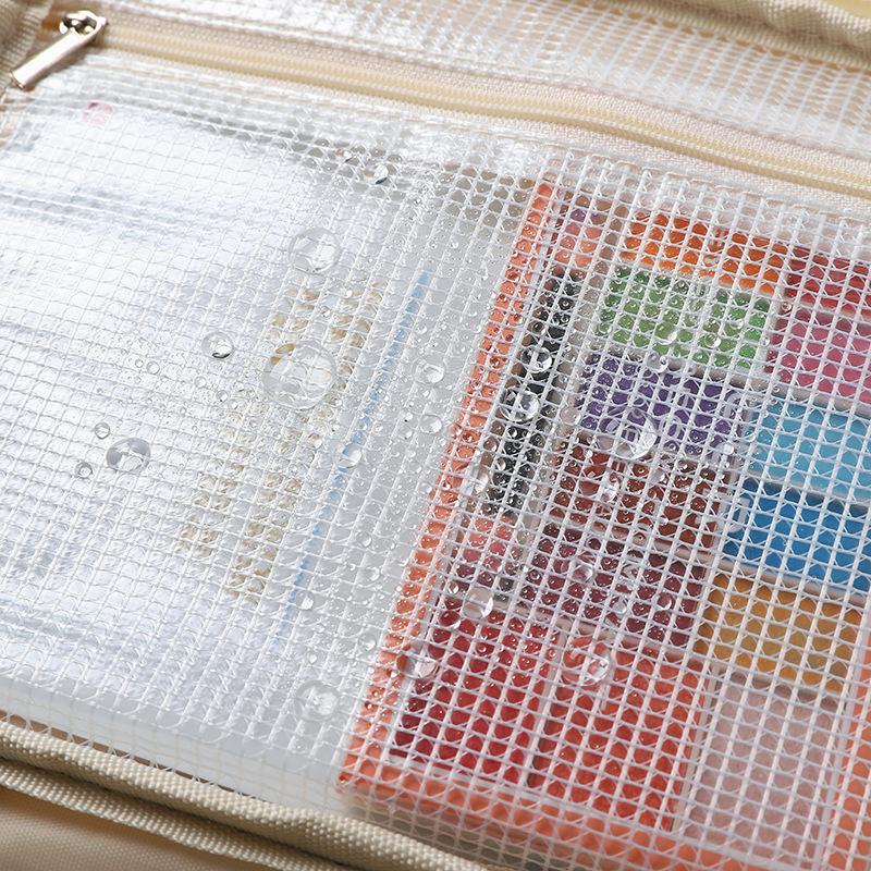New Detachable 3 in 1 Cosmetic Bag Waterproof Travel Organizer for Toiletries Large Capacity Makeup Pouch
