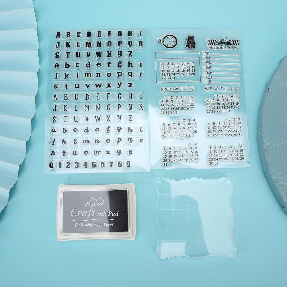 Transparent Clear Silicone Stamp  Hand Account Scrapbook Photo Album Decorative Calendar