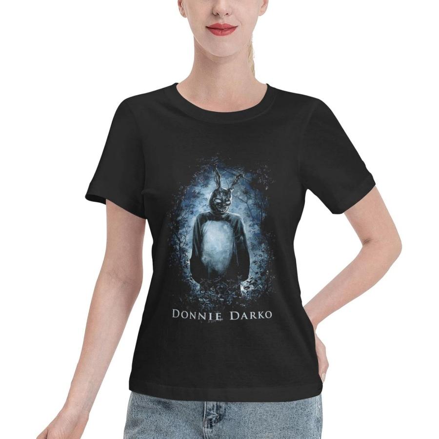 LNtees Donnie Darko T-Shirt Woman s Summer Round Neck Short Sleeve Cotton Shirts S