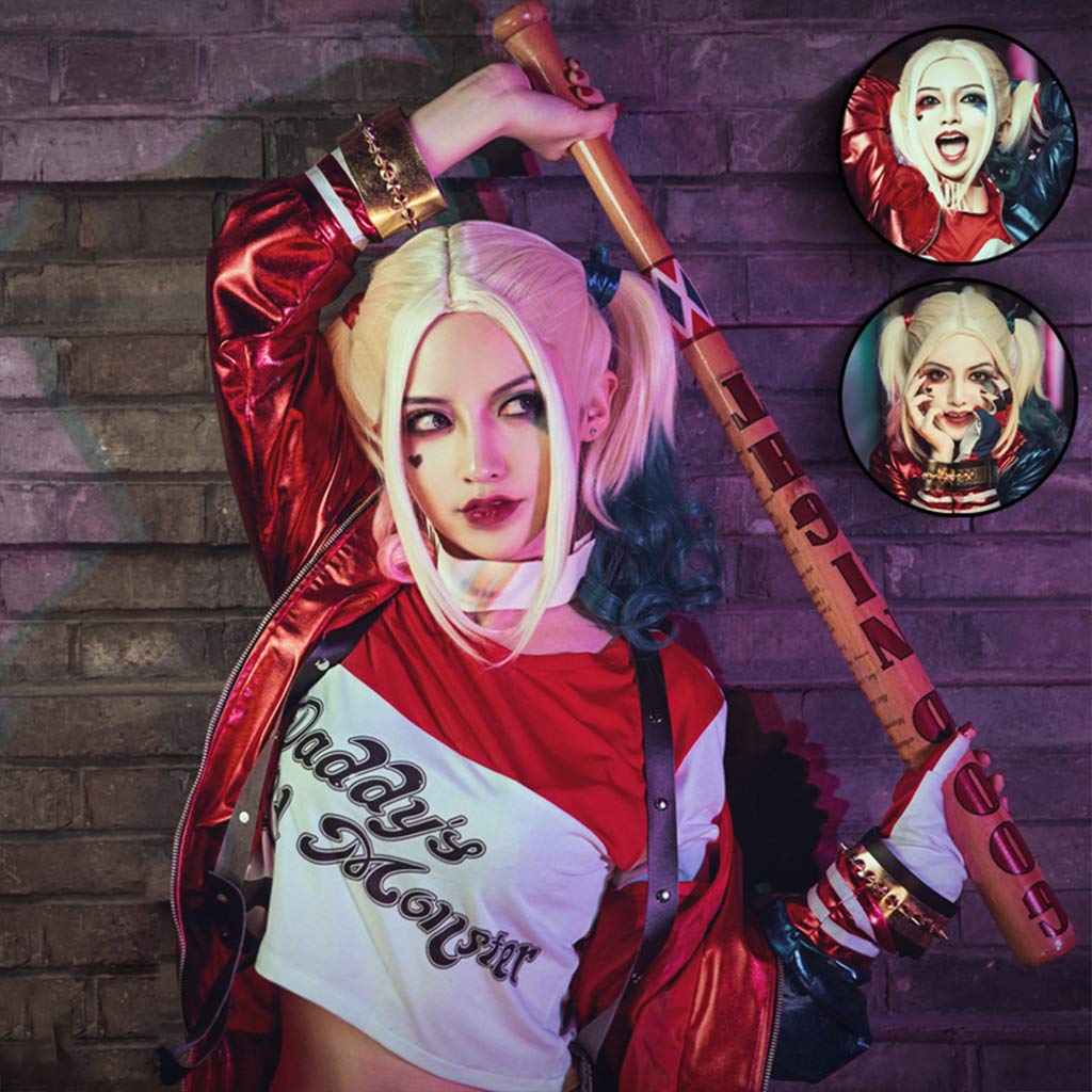 [Tumao] Harley Quinn Cosplay Joker Cosplay Costume Props Cosplay Event Disguise Costume Gift Performance Outfit Festival Costume Stage Costume Cosplay