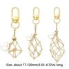 Stone Lover Gift Stainless Steel Keychain Silver Color Handbag Keyring New Design Car Keyring