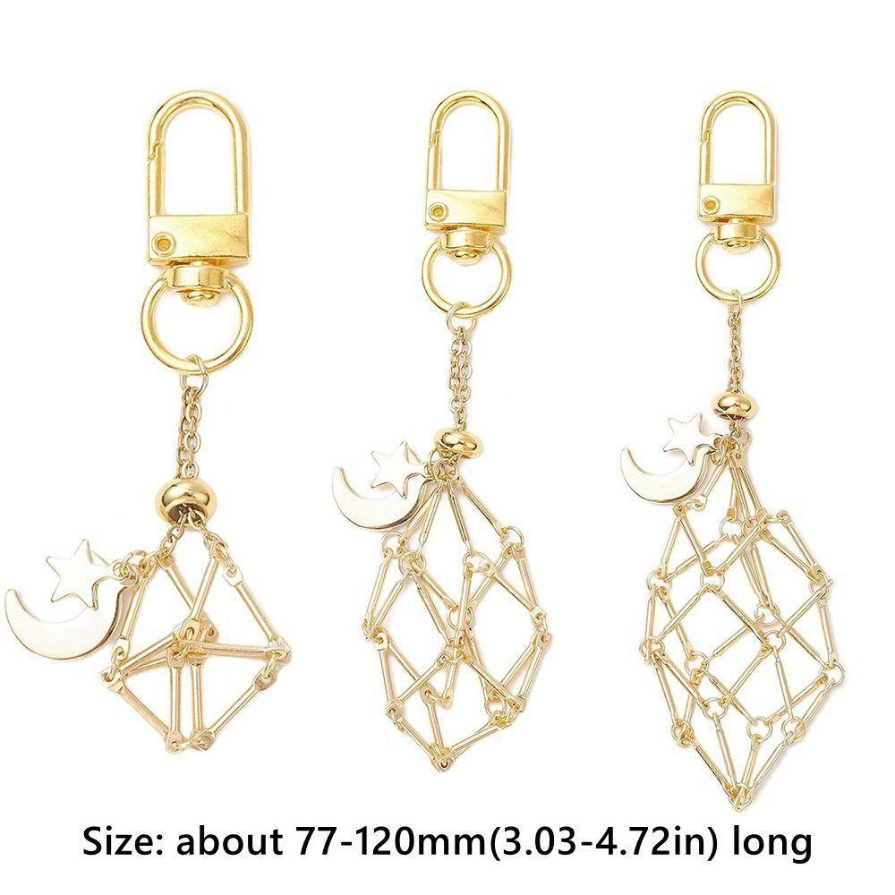 Stone Lover Gift Stainless Steel Keychain Silver Color Handbag Keyring New Design Car Keyring