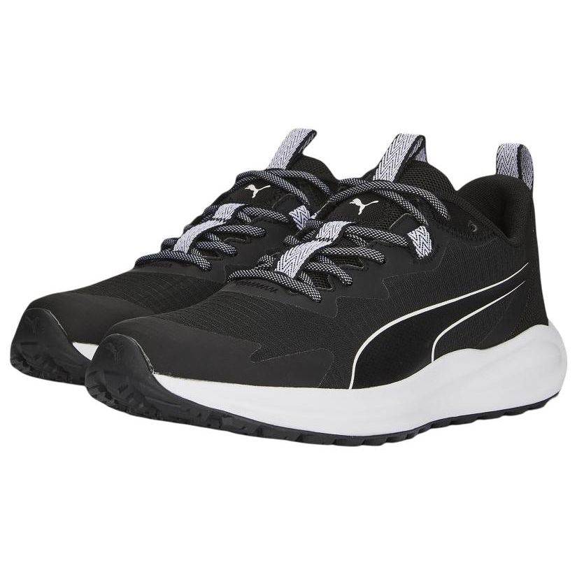 Puma Twitch Runner Trail Black White Unisex Sneakers 376961-05