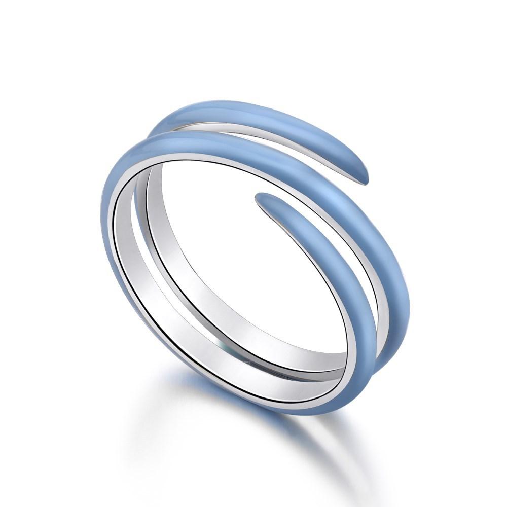 Tancise Women Classic 925 Sterling Silver  Zircon Ring Ladies Jewelry Wedding Promise Party Gift