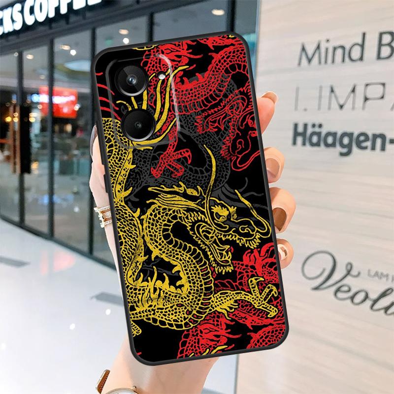 DRAGON TATTOO JAPANESE Case For Realme 15 Pro 14 13 11 12 Pro Plus GT7 GT6 C55 C51 C53 C35 C33 C61 C65 C67 C71 C75