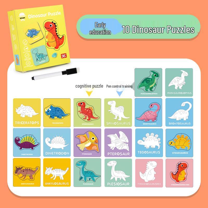 Educational Pen Control & Puzzle Toy for Ages 3-6: Two-in-One Learning & Early Education