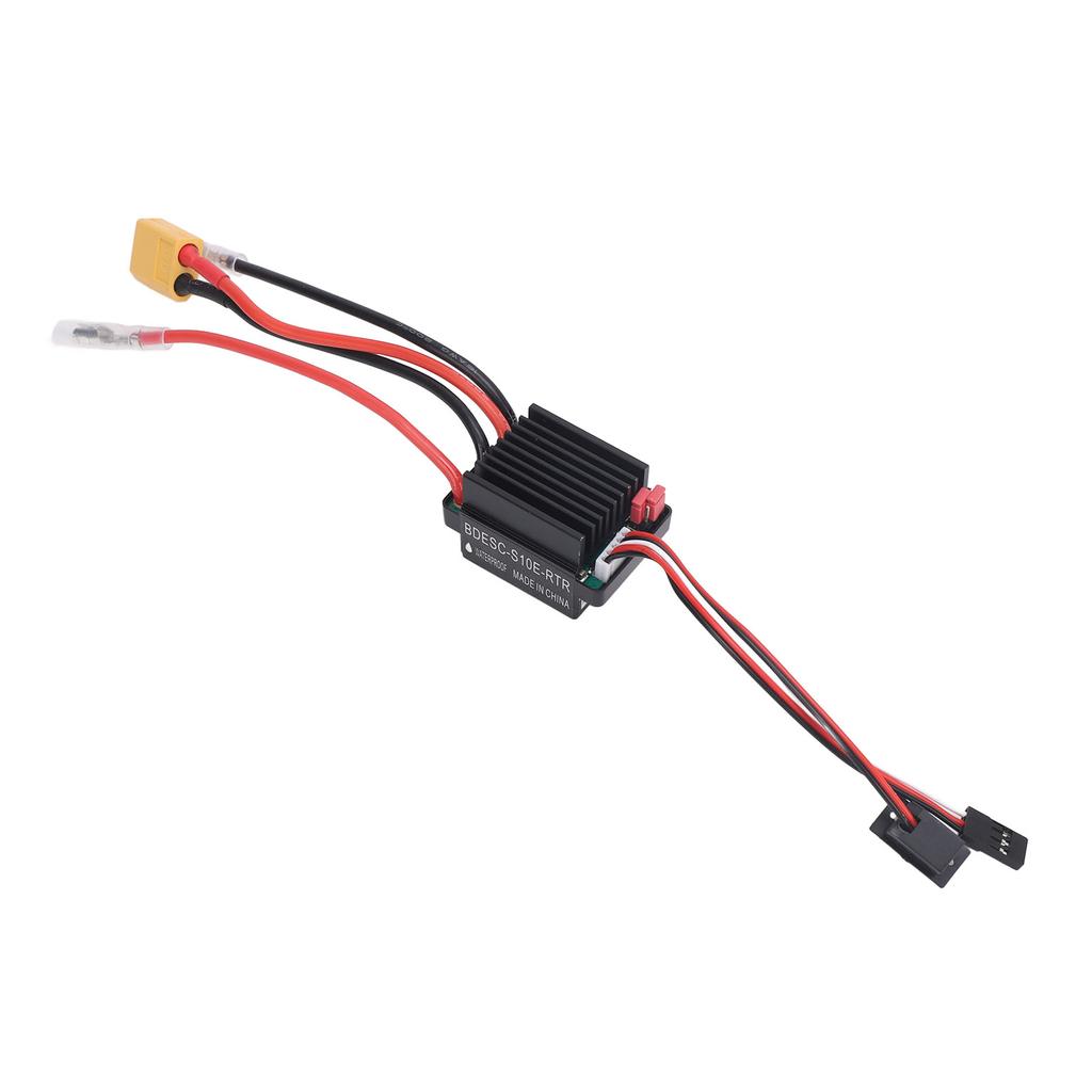 320A 60A RC Brushed ESC High Voltage Waterproof Two Way Electronic Speed Controller with XT60 Connector for 390 540 550 Brushed Motor