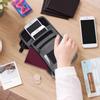 Gray Multi Function Travel Passport Cover Neck Bag Protector Wallet ID Nylon Holder Pouch
