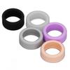 5pcs Smart Ring Cover Silicone Elastic Anti Scratch Smart Ring Protector for Daily Use Black White Gray Pink Purple