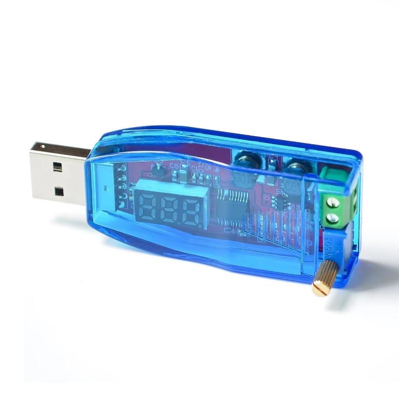 Dc-Dc 5V To 3.3V 9V 12V 24V Usb Step Up / Down Power Supply Module Adjustable Boost Converter Out Dc 1.0V-24V With Case