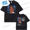 Rapper Steve Lacy Gemini Rights Album Cover Doppelseitiger Druck T-Shirt Herren Hip Hop Übergroßes T-Shirt Unisex Mode Vintage T-Shirts