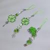Lucky Clover Beaded Phone Lanyard & Camera Charm Keychain