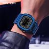 Sanda Men's Square Waterproof Electronic Watch with Fashionable Light and Alarm Clock.