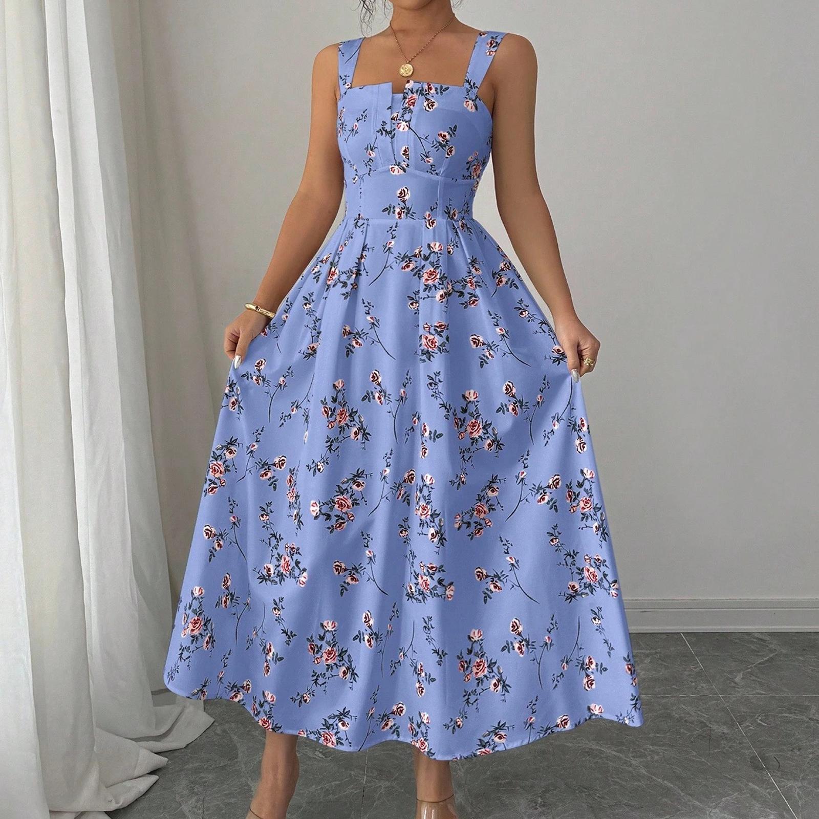 

Women s Fashion Color V-neck Short Sleeve Dress S фіолетовий