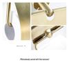 Minimalist Brushed Gold Towel Rack - 304 Stainless Steel Bathroom Hardware Hanger