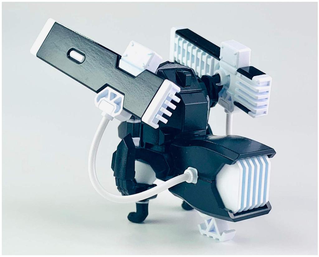 Cavico Choypla Serie Typ 7 V Serie Japanische Bodentruppe Typ 07 Panzer Natchin Railgun Natchin Hauptkörper-Set Gesamthöhe 50mm Plastikmodell Nr. 008