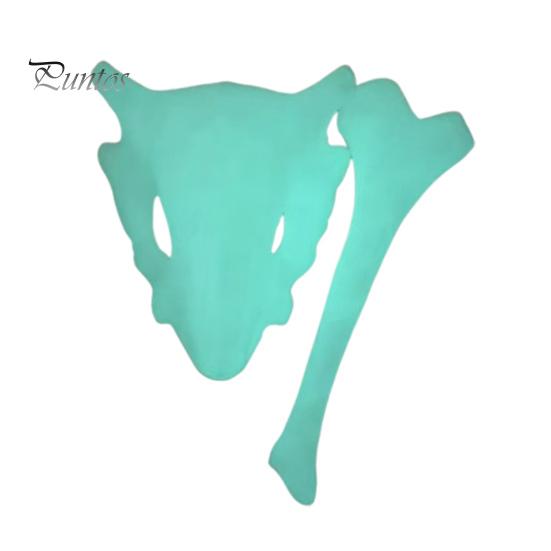 

Заколка для волос в виде черепа на Хэллоуин, светящаяся в темноте заколка для волос в виде черепа с костяной палочкой, готические аксессуары для волос, подарок для сестры, подруги