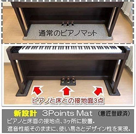 And Mat Set for Electronic Newly Designed Floor Vibration Chair Foot Protection Sticker Included Compatible with Various Manufacturers Yamaha BOREHO
