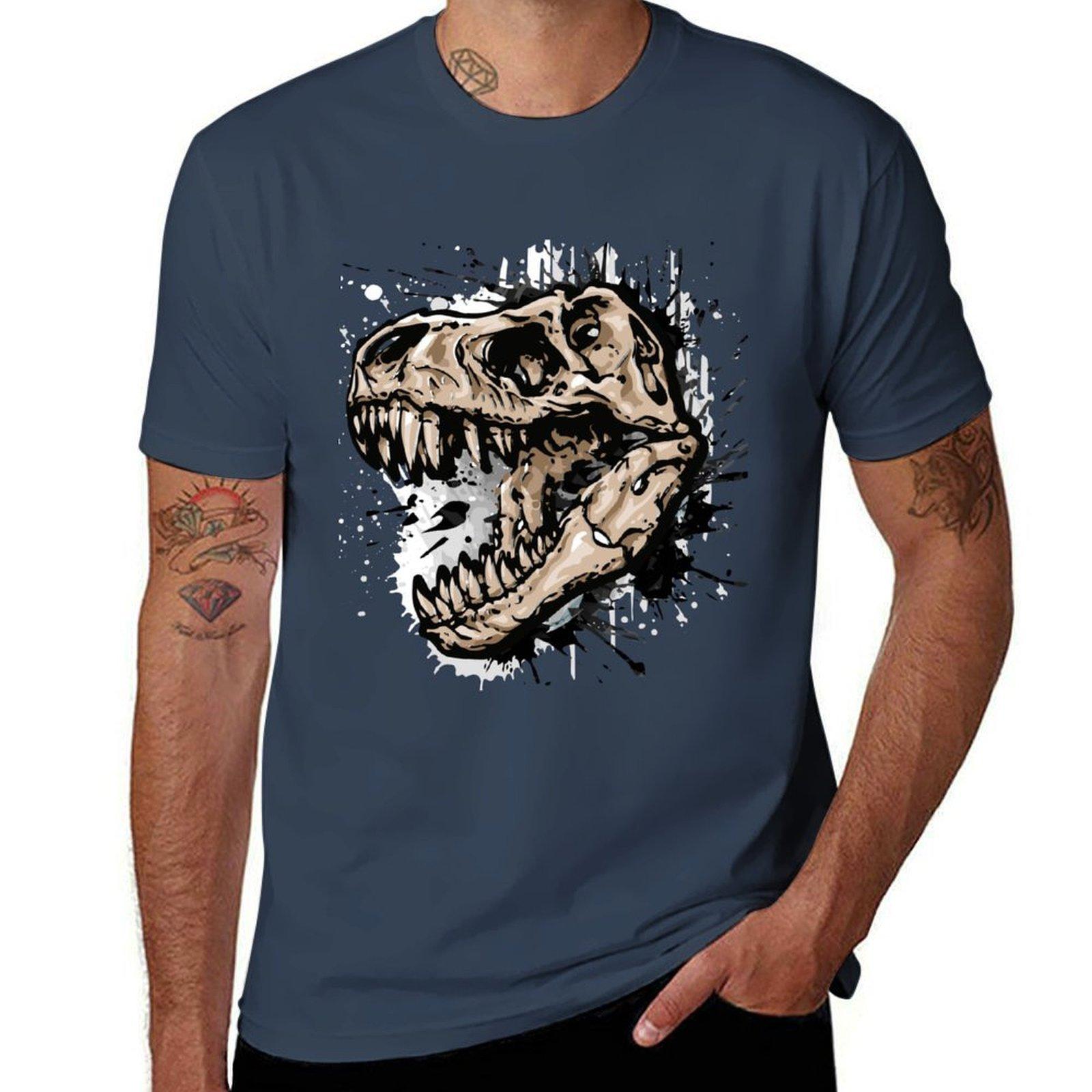 Dinosaur  tyrannosaurus rex  trex  trex TShirt Minimalist Graphic Tee Shirt S