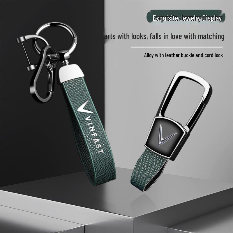 Vinfast Vietnam Car Key Case for Zhonghua V5, VF8, VF3, VF5, VF9 - High-end Bag Buckle for Men