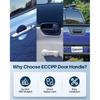 ECCPP Exterior Door Handle 2013-2016 for Chevy for Spark Outer Replacement Front Driver Left Door Handle 1 PC Texture Black 95964943 FL, 95964944 FR