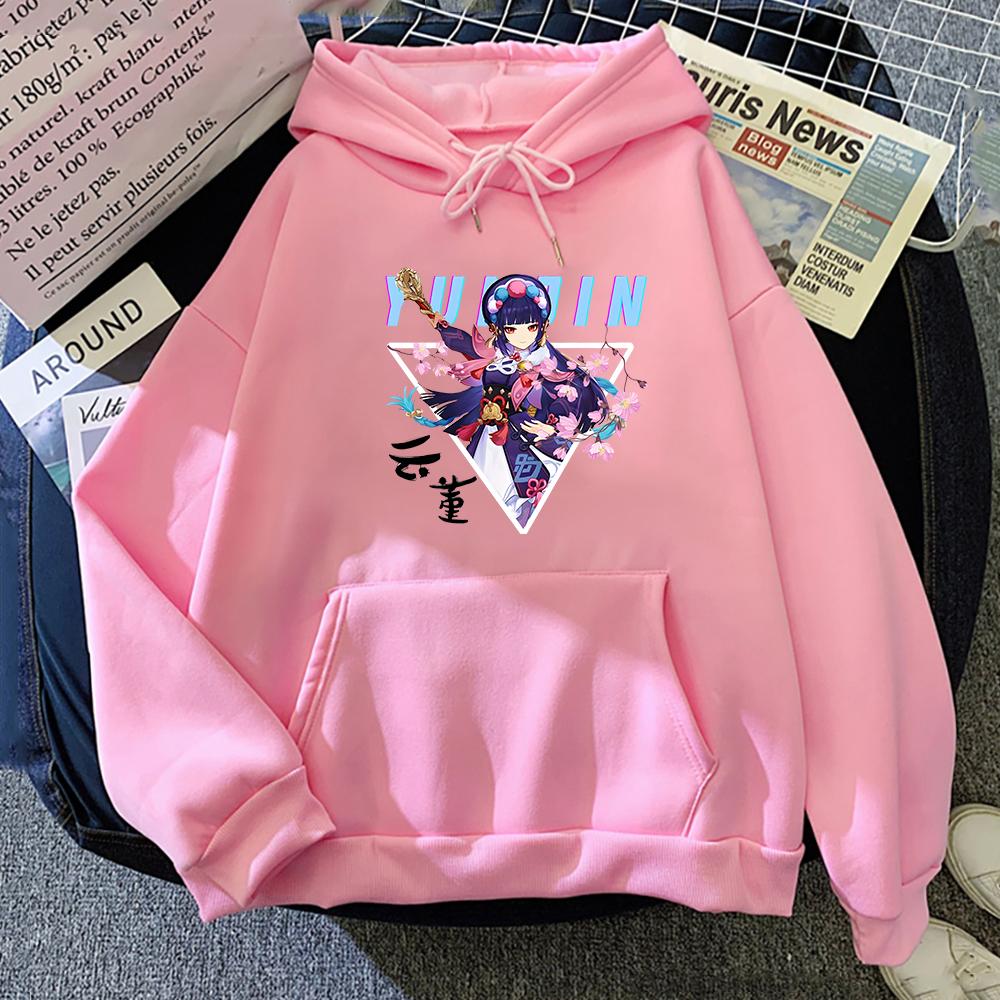 Pink Cute Oversized Graphic Hoodies Candy Pink Graphic Oversized