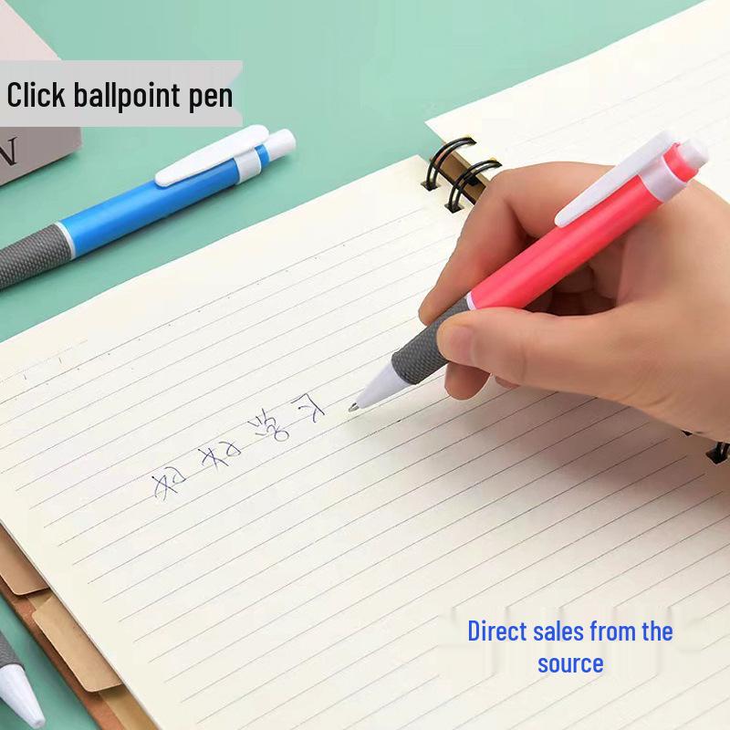 Candy Color 0.5mm Ballpoint Pen with Large Capacity for Office and Student Use