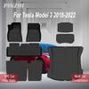 BYTON Floor Mats Fits for Model 3 2023-2018 - All Weather TPE Custom Fit Car Mats Floor Liners, Custom Multiple Sets Fit